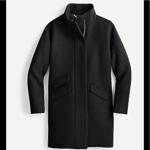 J Crew Cocoon Coat in Italian Stadium-Cloth Wool